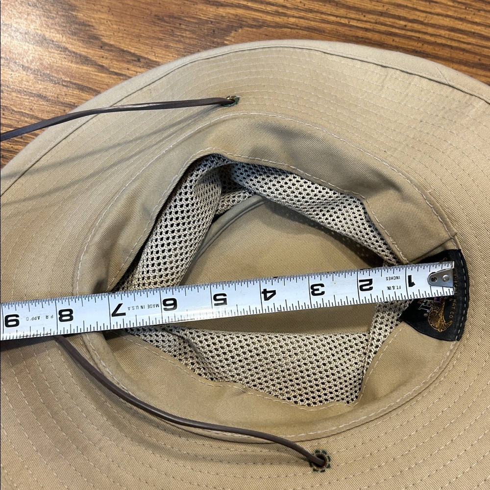 Henschel Aussie Breezer Packable Sun Mesh Hat Khaki - Picture 10 of 11